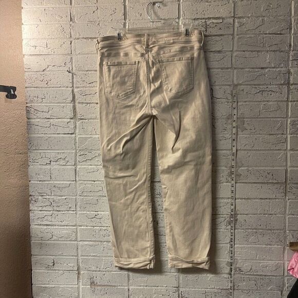 NYDJ Marilyn Straight  Cream LiftXTuck Tech Jeans 8 - Picture 6 of 10